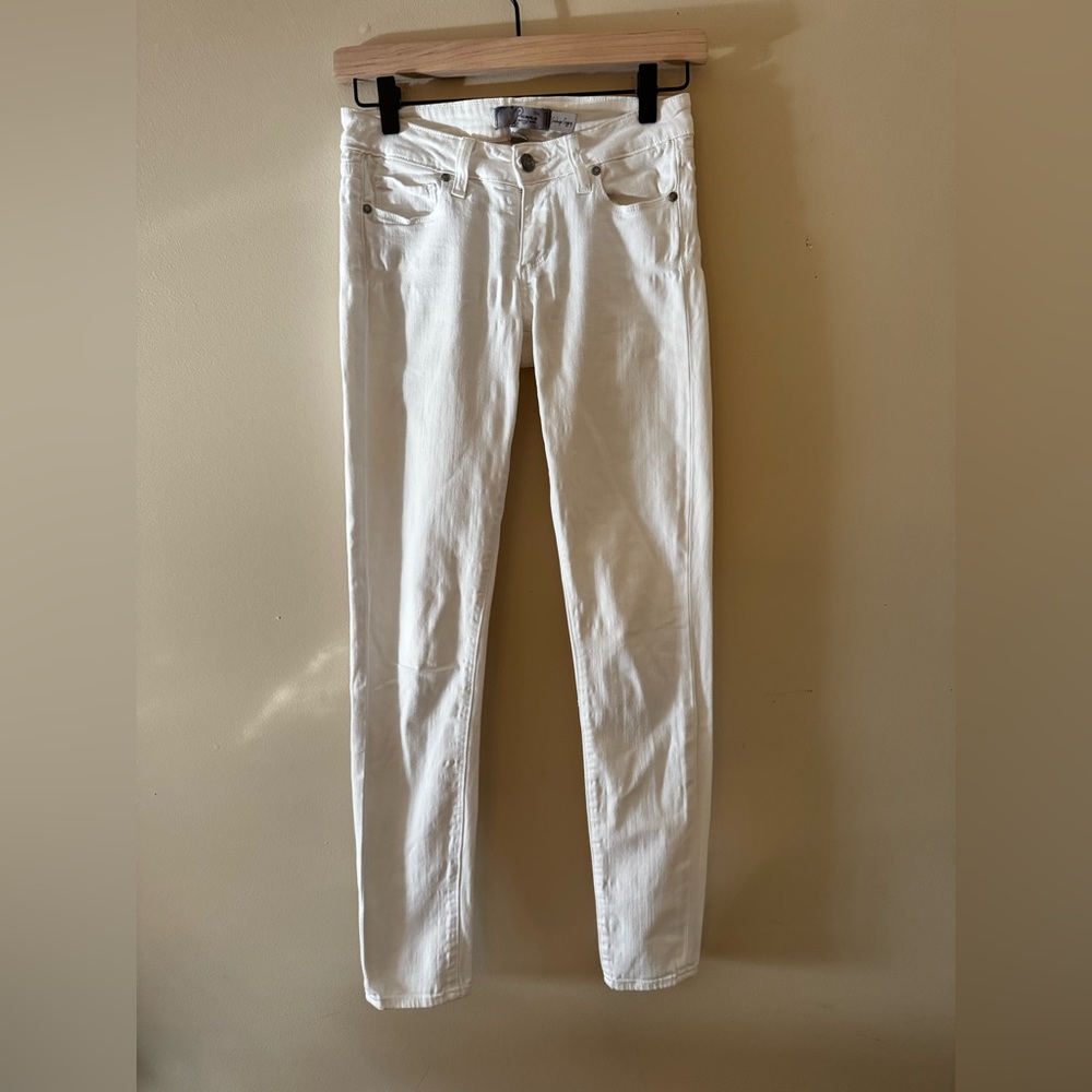 PAIGE Women's Crisp White Skinny Jeans